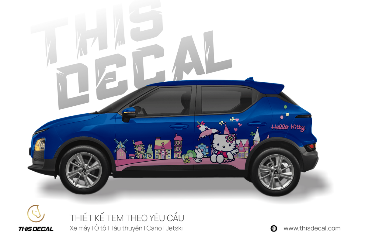 Tem xe VF5 họa tiết Doraemon — ảnh 6