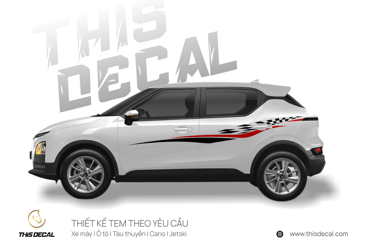 Tem xe VF5 họa tiết Tốc độ — ảnh 6