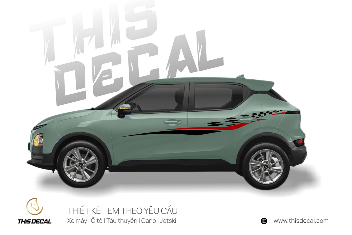 Tem xe VF5 họa tiết Tốc độ — ảnh 7