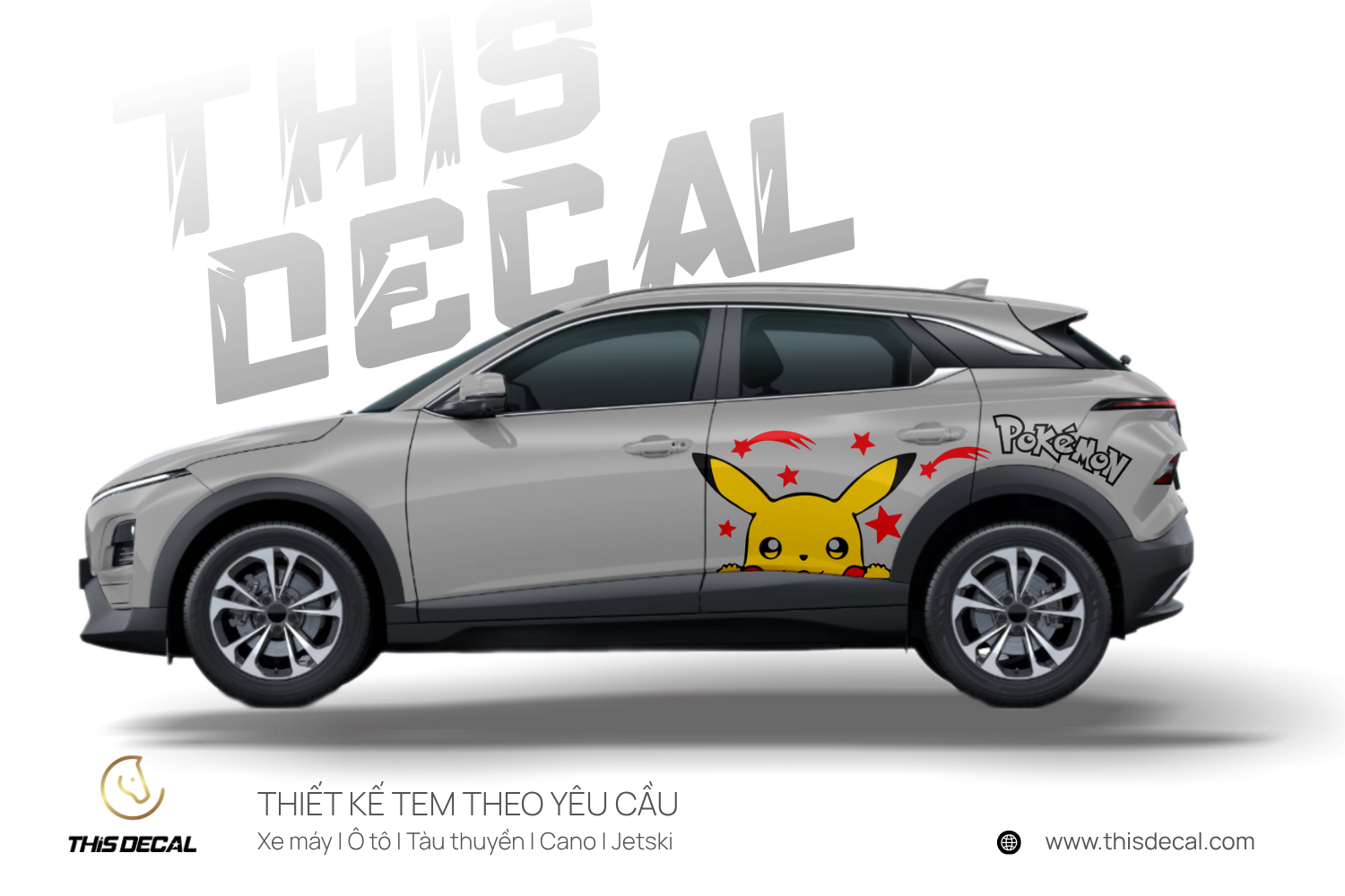 Bộ wrap ThisDecal dán chuẩn form trên xe